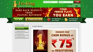 
                            8. Instant Bonus - Online Rummy | Play Free 13 Cards Indian Rummy at ...
