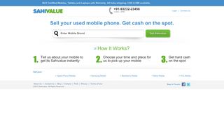 
                            7. Instant cash for your used phone Sahivalue