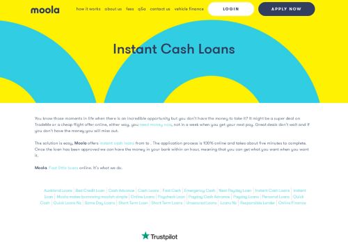 
                            6. Instant Cash Loans NZ - Loans Online Instant Approval | Moola NZ