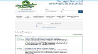 
                            5. instant cash Sweepstakes | instant cash Contests