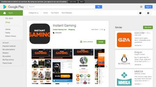 
                            3. Instant Gaming - Apps on Google Play