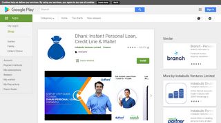 
                            5. Instant Personal Loan App – Indiabulls Dhani - Apps on Google Play