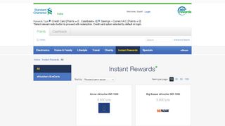 
                            5. Instant Rewards - 360° Rewards - Standard Chartered