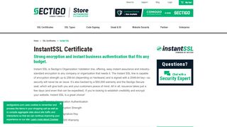 
                            7. Instant SSL Certificates: Sectigo Instant SSL Certs | Sectigo Store