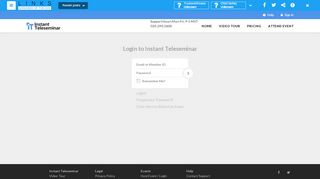 
                            4. Instant Teleseminar WebPresenter Login