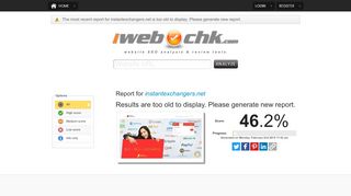 
                            11. instantexchangers.net | Website SEO Review and Analysis | iwebchk