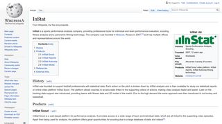 
                            11. InStat - Wikipedia