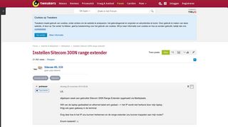 
                            13. Instellen Sitecom 300N range extender - Netwerken - GoT