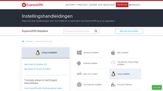 
                            3. Instellingshandleidingen - ExpressVPN Customer Support