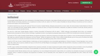 
                            7. Institucional – Universidade Candido Mendes – Campos