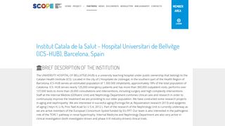 
                            10. Institut Catala de la Salut - Hospital Universitari de Bellvitge (ICS-HUB ...