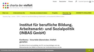 
                            12. Institut für berufliche Bildung, Arbeitsmarkt- und Sozialpolitik (INBAS ...