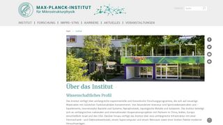 
                            3. Institut | Max-Planck-Institut für Mikrostrukturphysik