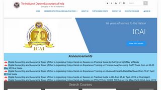 
                            1. Institute of Chartered Accountants of India - ICAI