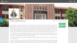 
                            10. Institute of Medical Sciences | FormZero