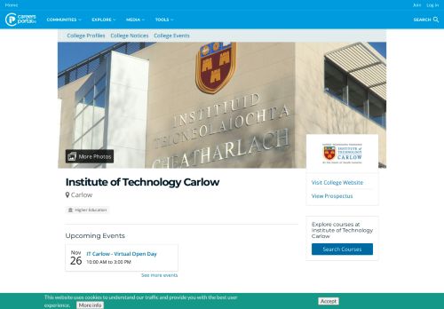 
                            8. Institute of Technology Carlow - Careers Portal