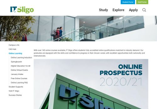 
                            7. Institute of Technology Sligo – Online Learning