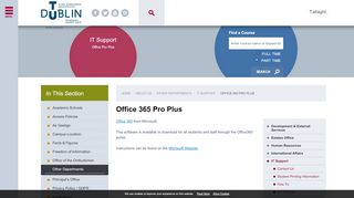 
                            7. Institute of Technology Tallaght - Office 365 Pro Plus