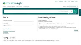 
                            1. Institutional Login - Emerald Insight