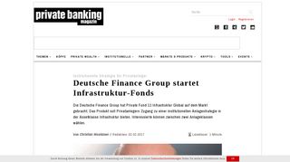
                            11. Institutionelle Strategie für Privatanleger: Deutsche Finance Group ...