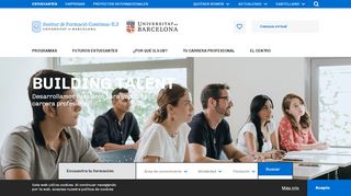 
                            1. Instituto de Formación Continua IL3 - Universidad de Barcelona - UB