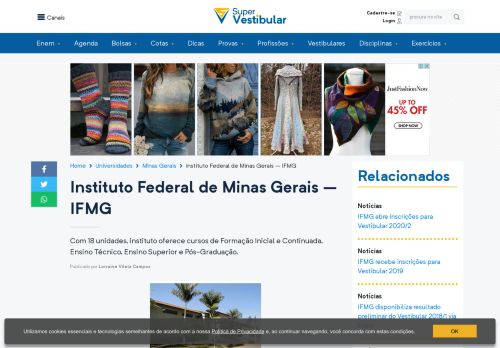 
                            2. Instituto Federal de Minas Gerais – IFMG - Super Vestibular