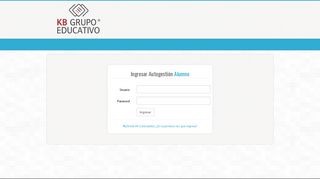 
                            5. Instituto KB: Login