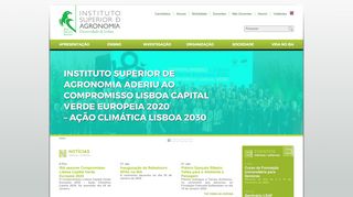 
                            5. Instituto Superior de Agronomia | Conhecimento e Inovação