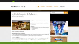 
                            7. Instituto Superior de Relações Internacionais - Portal do Estudante