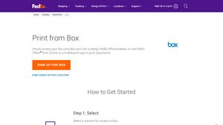 
                            12. Instore Cloud Printing with Box - FedEx Office