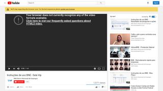 
                            8. Instruções de uso BNE - Sala Vip - YouTube