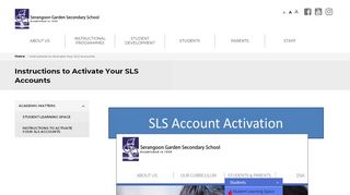 
                            9. Instructions to Activate Your SLS Accounts – Serangoon ...