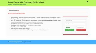 
                            4. Instructions - Welcome :: AGDAV Centenary Public School Powered ...