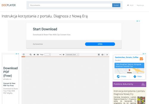 
                            13. Instrukcja korzystania z portalu. Diagnoza z Nową Erą - DocPlayer.pl