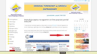 
                            11. Instrukcja zapisu na egzamin on-line poprzez portal InfoCAR | WORD ...