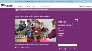 
                            10. Instrumente im Kulturpalast entdecken - 99 Funken - Crowdfunding ...