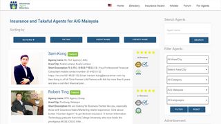 
                            5. Insurance and Takaful Agents for AIG Malaysia - iBanding