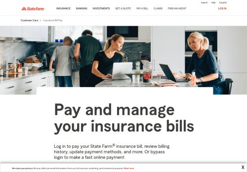 
                            2. Insurance Bill Pay - State Farm®