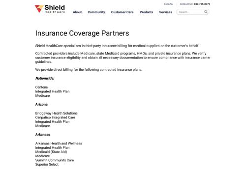 
                            8. Insurance Billing | Shield HealthCare