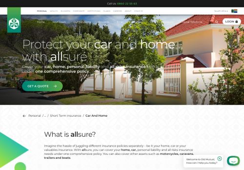 
                            13. Insurance | Car, Home & Valuables Cover | Old Mutual Insure