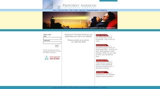 
                            11. Insurance Company Provident American- Home Page
