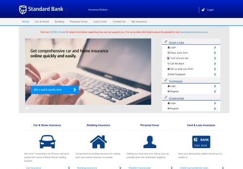 
                            1. Insurance Online - Standard Bank
