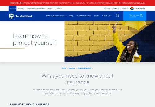 
                            2. Insurance - Standard Bank