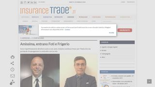 
                            11. Insurance Trade | Amissima, entrano Foti e Frigerio