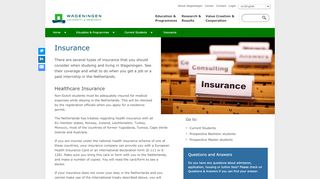 
                            13. Insurance - WUR
