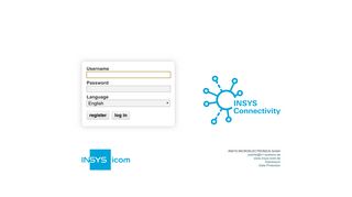 
                            1. INSYS Connectivity Service :: Log in