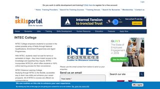 
                            11. INTEC College - Skills Portal