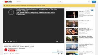 
                            7. INTEC | INTECNOLOGÍA 2013 - Campus Virtual - YouTube