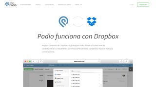 
                            8. Integración con Dropbox | Podio