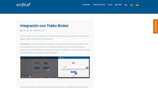 
                            12. Integración con Tokko Broker | emBlue
